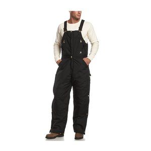 NWT Carhartt Men Yukon Arctic Quilt Lined Zip 2 Waist Bib Black 46x28 $350 II075